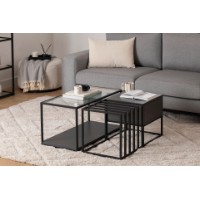 Măsuţă cafea Hanah Home Charlotte Black imaginea #2 — magazin online Desire.md