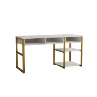 Masa de birou Hanah Home Emro White Gold imaginea #4 — magazin online Desire.md