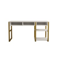Masa de birou Hanah Home Emro White Gold imaginea #5 — magazin online Desire.md