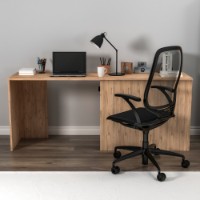 Письменный стол Hanah Home Akser Atlantic Pine Anthracite