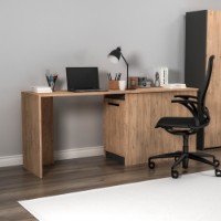 Письменный стол Hanah Home Akser Atlantic Pine Anthracite фото №2 — интернет-магазин Desire.md