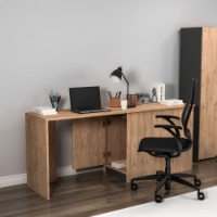 Письменный стол Hanah Home Akser Atlantic Pine Anthracite фото №3 — интернет-магазин Desire.md