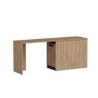 Письменный стол Hanah Home Akser Atlantic Pine Anthracite фото №5 — интернет-магазин Desire.md