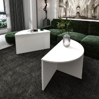 Măsuţă cafea Hanah Home Dolunay White imaginea #3 — magazin online Desire.md