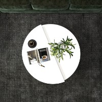 Măsuţă cafea Hanah Home Dolunay White imaginea #4 — magazin online Desire.md