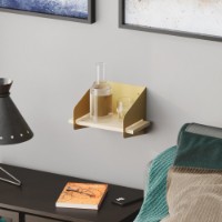 Raft de perete Hanah Home Short Arm Gold