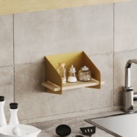 Raft de perete Hanah Home Short Arm Gold imaginea #3 — magazin online Desire.md