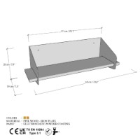 Настенная полка Hanah Home Long Arm Black фото №6 — интернет-магазин Desire.md