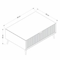 Журнальный столик Hanah Home Luxe фото №8 — интернет-магазин Desire.md