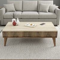 Журнальный столик Hanah Home Milan Walnut Travertine фото №2 — интернет-магазин Desire.md