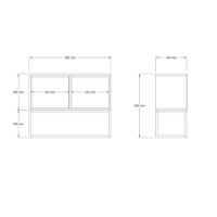 Dulăpior Hanah Home Zermat Travertine imaginea #6 — magazin online Desire.md
