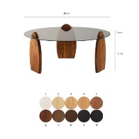 Măsuţă cafea Hanah Home Surf Chesnut Fume imaginea #8 — magazin online Desire.md
