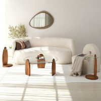 Măsuţă cafea Hanah Home Surf Chesnut Transparent imaginea #6 — magazin online Desire.md