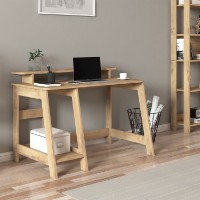 Masa de birou Hanah Home Country Oak imaginea #2 — magazin online Desire.md