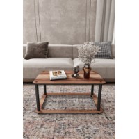 Măsuţă cafea Hanah Home Hole Rect Walnut imaginea #2 — magazin online Desire.md