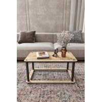 Măsuţă cafea Hanah Home Hole Rect Oak imaginea #1 — magazin online Desire.md