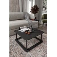 Măsuţă cafea Hanah Home Hole Square Black imaginea #2 — magazin online Desire.md