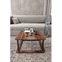 Măsuţă cafea Hanah Home Hole Square Walnut