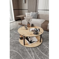 Журнальный столик Hanah Home Masivo Round Oak