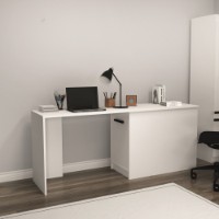 Письменный стол Hanah Home Akser White фото №2 — интернет-магазин Desire.md
