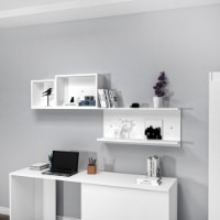 Raft de perete Hanah Home Akser White imaginea #3 — magazin online Desire.md