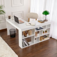 Masa de birou Hanah Home Vesper Natural White