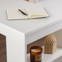 Masa de birou Hanah Home Vesper Natural White imaginea #5 — magazin online Desire.md