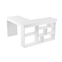 Masa de birou Hanah Home Vesper Natural White imaginea #6 — magazin online Desire.md
