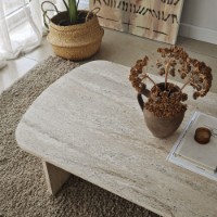 Măsuţă cafea Hanah Home Theseus Travertine imaginea #5 — magazin online Desire.md