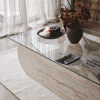 Măsuţă cafea Hanah Home Brise Travertine Transparent imaginea #6 — magazin online Desire.md