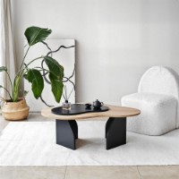 Журнальный столик Hanah Home Melted Sapphire Oak Black фото №2 — интернет-магазин Desire.md