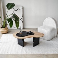 Журнальный столик Hanah Home Melted Sapphire Oak Black фото №4 — интернет-магазин Desire.md