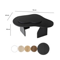Журнальный столик Hanah Home Melted Black фото №9 — интернет-магазин Desire.md