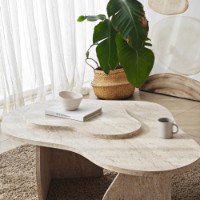 Журнальный столик Hanah Home Melted Travertine фото №5 — интернет-магазин Desire.md