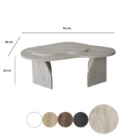 Журнальный столик Hanah Home Melted Travertine фото №9 — интернет-магазин Desire.md