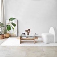 Журнальный столик Hanah Home Saga Rectangle Sapphire Transparent фото №2 — интернет-магазин Desire.md