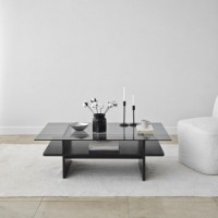 Журнальный столик Hanah Home Saga Rectangle Black Fume фото №3 — интернет-магазин Desire.md