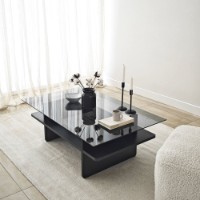 Журнальный столик Hanah Home Saga Rectangle Black Fume фото №6 — интернет-магазин Desire.md