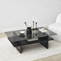 Журнальный столик Hanah Home Saga Rectangle Black Fume фото №7 — интернет-магазин Desire.md