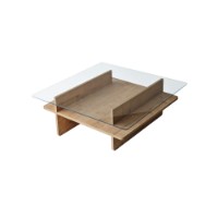 Журнальный столик Hanah Home Saga Square Sapphire Transparent фото №9 — интернет-магазин Desire.md