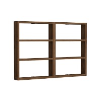 Raft de perete Hanah Home Hexa Walnut imaginea #3 — magazin online Desire.md