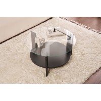 Măsuţă cafea Hanah Home Clara Wood Black Transparent imaginea #3 — magazin online Desire.md