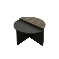 Măsuţă cafea Hanah Home Dolunay Walnut Anthracite imaginea #4 — magazin online Desire.md