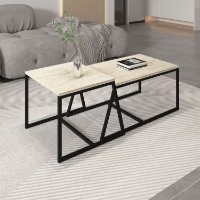 Журнальный столик Hanah Home Minimal Travertine