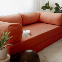 Бескаркасный диван Atelier Del Sofa Nook Pomegranate Flower фото №5 — интернет-магазин Desire.md