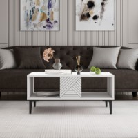 Măsuţă cafea Hanah Home Felix White imaginea #3 — magazin online Desire.md