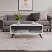 Măsuţă cafea Hanah Home Century White imaginea #3 — magazin online Desire.md