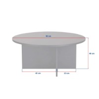 Журнальный столик Hanah Home Soleil Wood Black фото №7 — интернет-магазин Desire.md