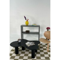Măsuţă cafea Hanah Home Bloom Black imaginea #2 — magazin online Desire.md