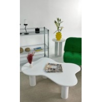Măsuţă cafea Hanah Home Bloom White